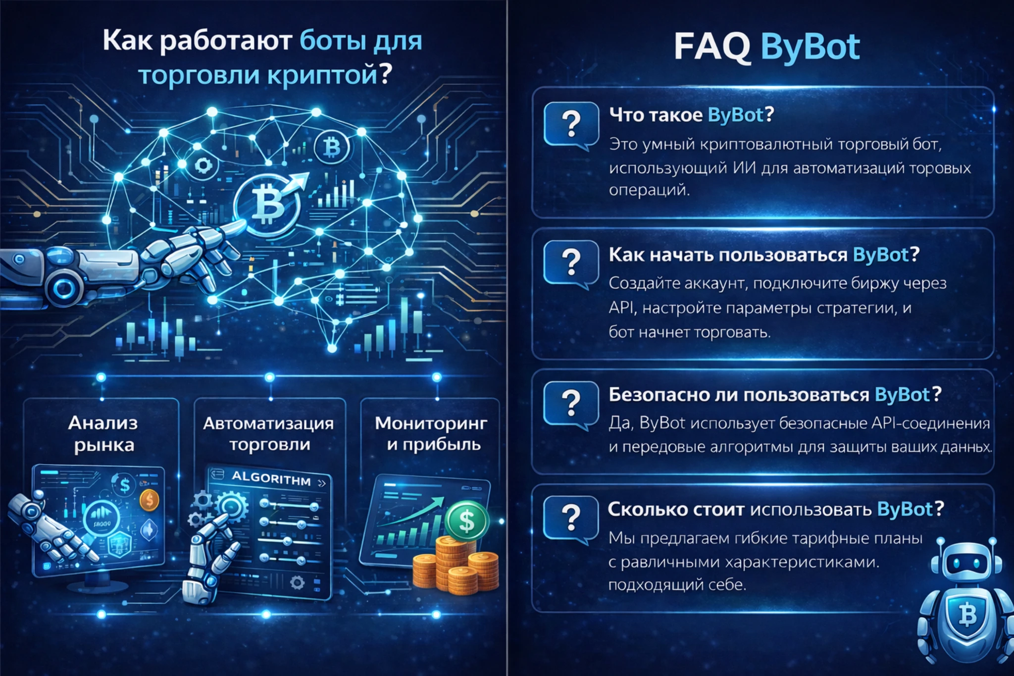 Часто задаваемые вопросы о ByBot: полный FAQ