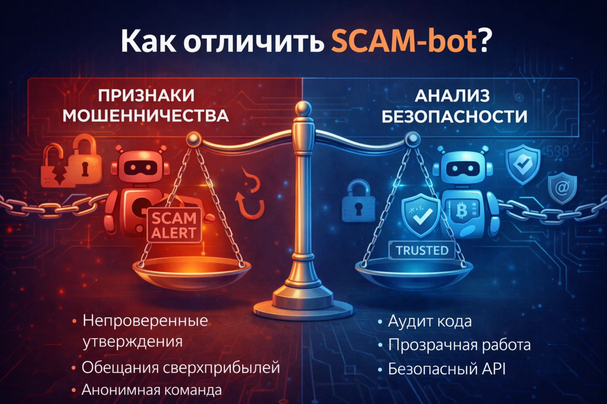 Как отличить торгового бота от скама